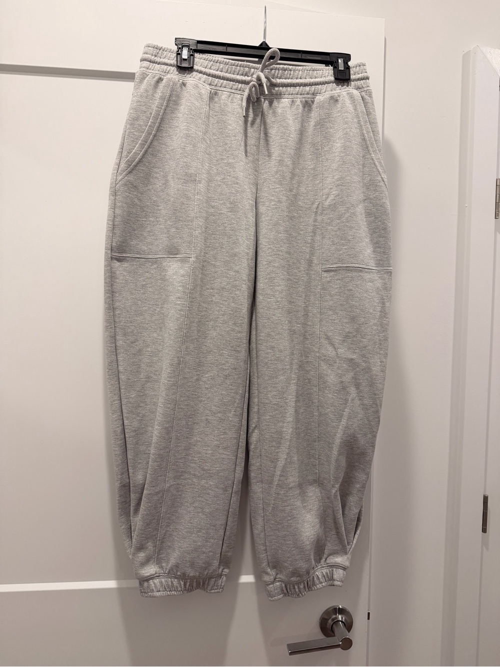 Light Gray Women's Track Jogger Pants